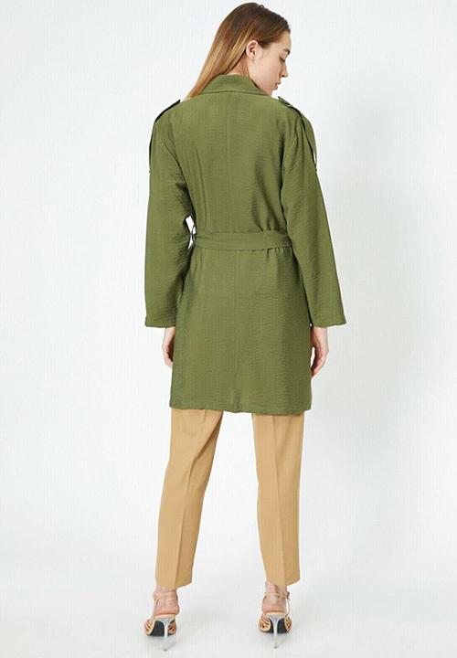 Koton - Trenchcoat - on green