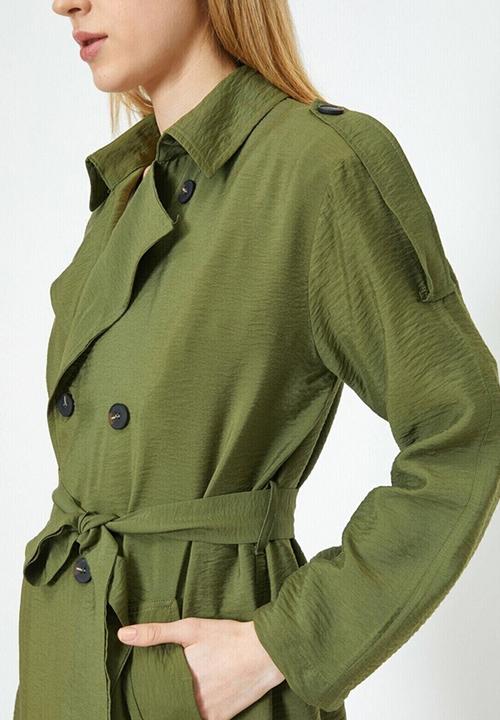 Koton - Trenchcoat - on green