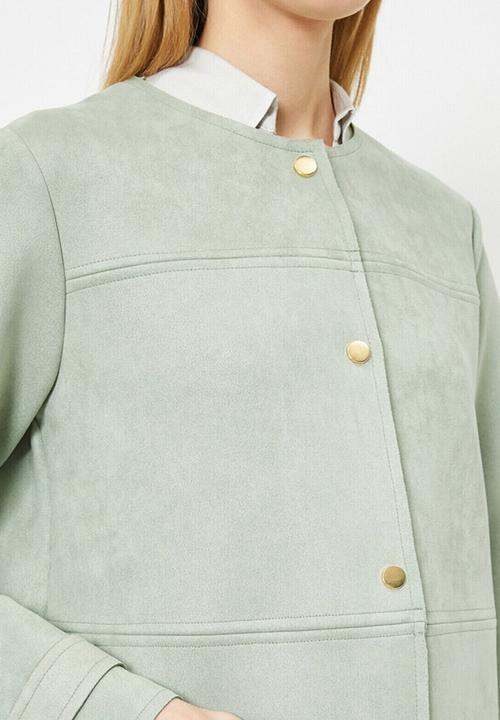 Koton - Relaxed fit trenchcoat - green