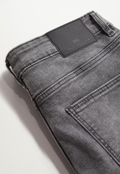 MANGO - Jeans skinny - grey 