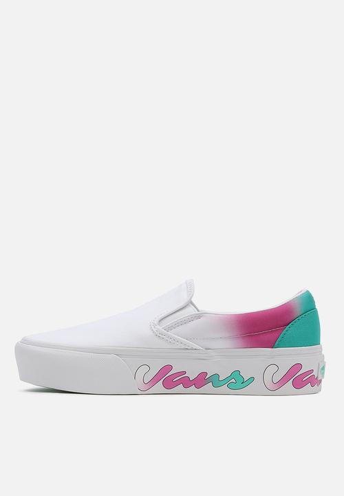 Vans - Classic Slip-On platform - (spring fade) white/true white