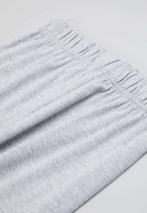 Rebel Republic - Pj set - white & grey
