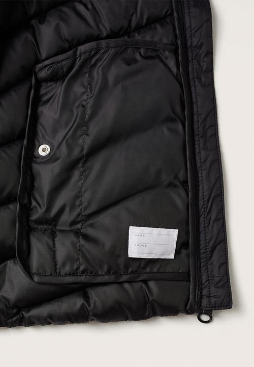 MANGO - Anorak light 2 - black