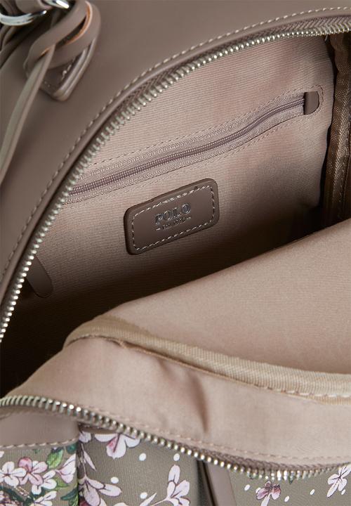 POLO - Floral backpack - taupe