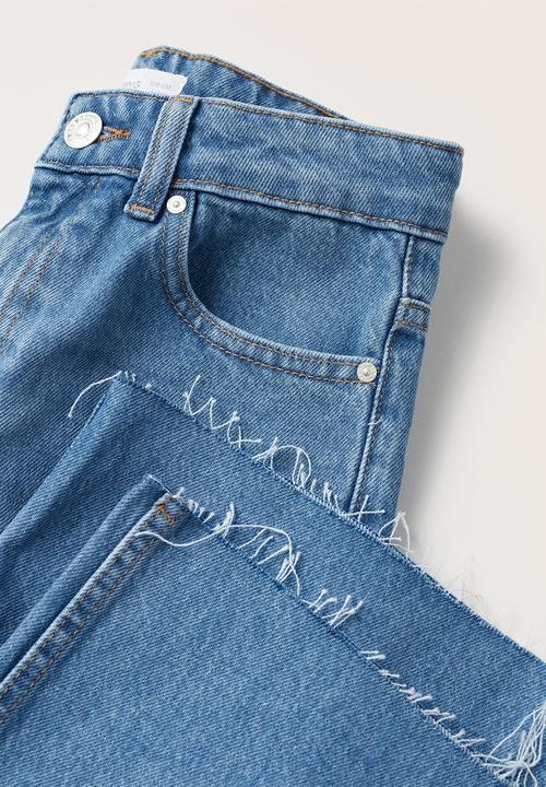 MANGO - Jeans culotte - blue