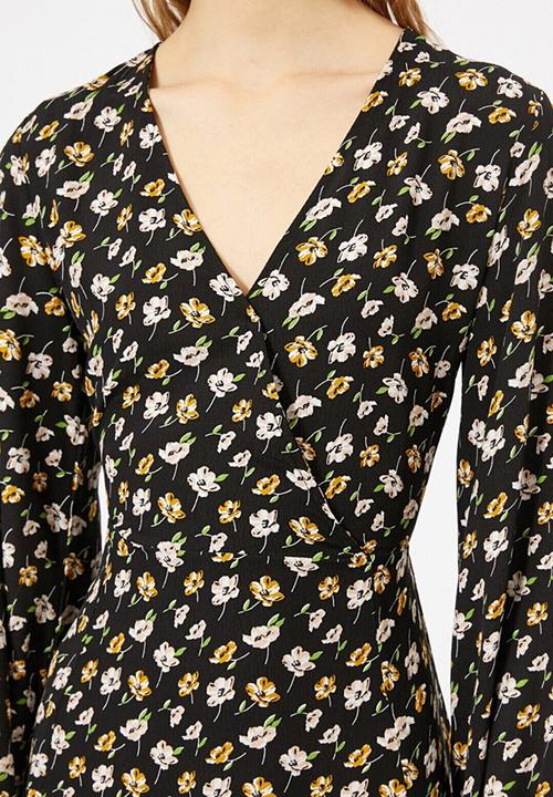 Koton - Mini dress - black patterned