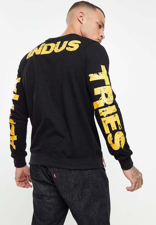 Alpha Industries - A.i backprint sweat - black