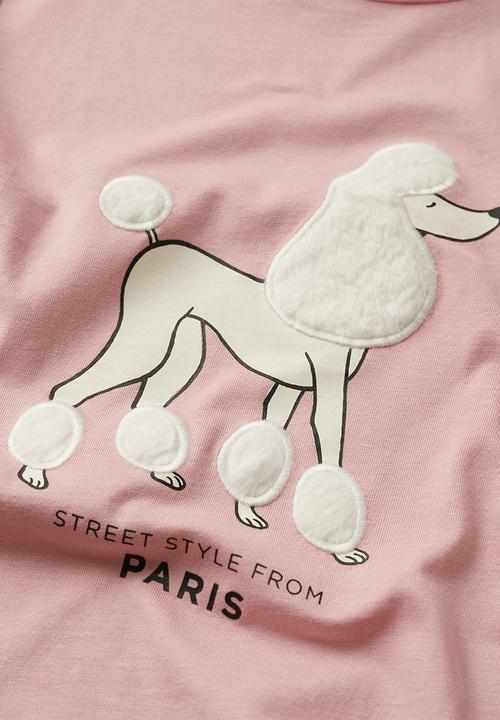 MANGO - T-shirt zoo - pink