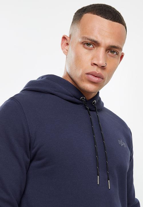 Alpha Industries - A.1 backprint hoodie - navy