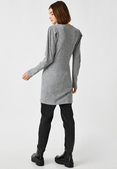 Koton - Long sleeve dress - anthracite