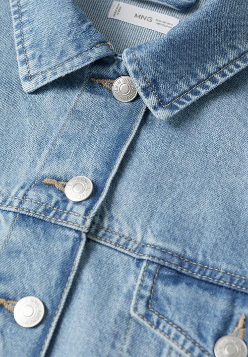MANGO - Jacket trucker  - blue