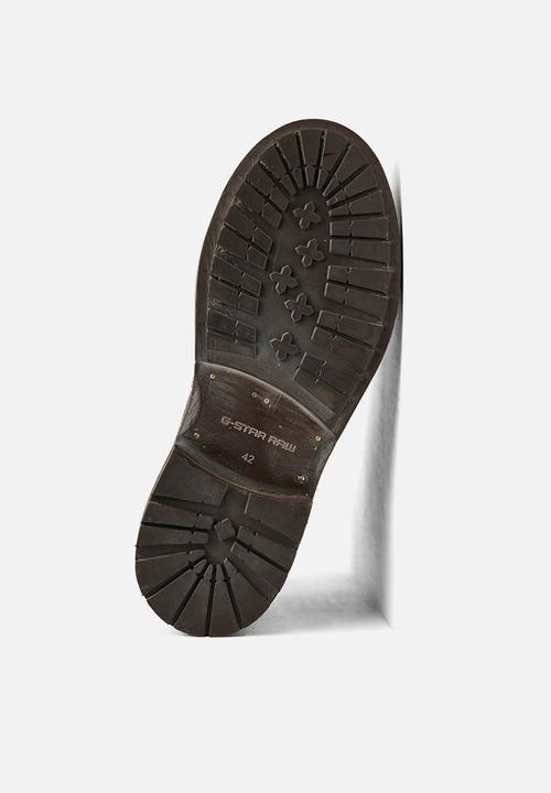 G-STAR - Roofer iv mid suede boot - raven