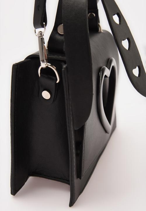 Trendyol - Heart detail shoulder bag - black