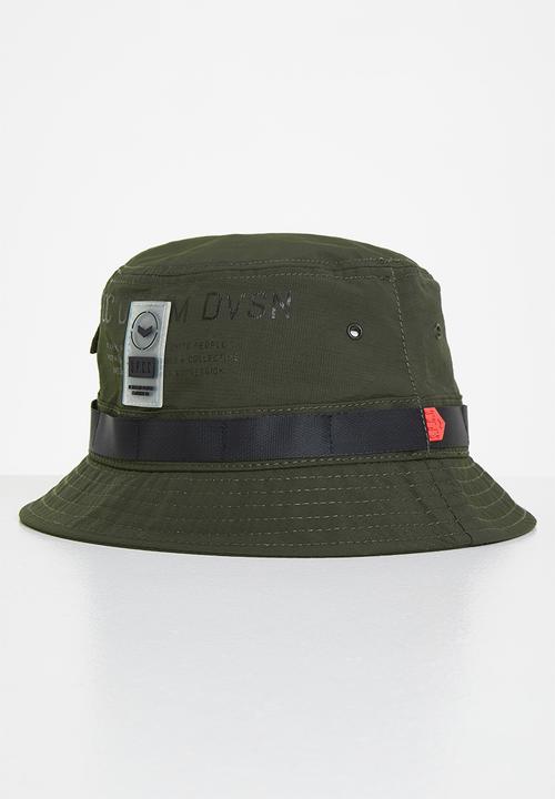 S.P.C.C - Atkins regular fit bucket hat - dark moss