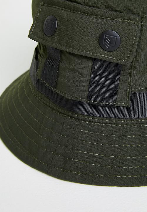 S.P.C.C - Atkins regular fit bucket hat - dark moss