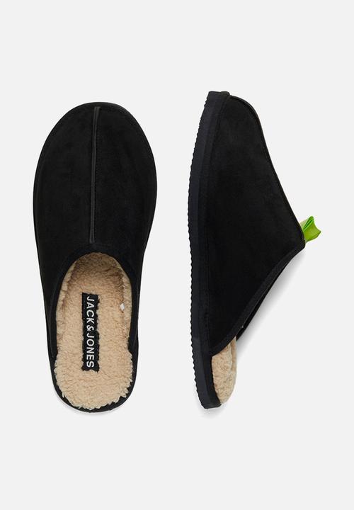 Jack & Jones - Dudley microfiber slipper - black