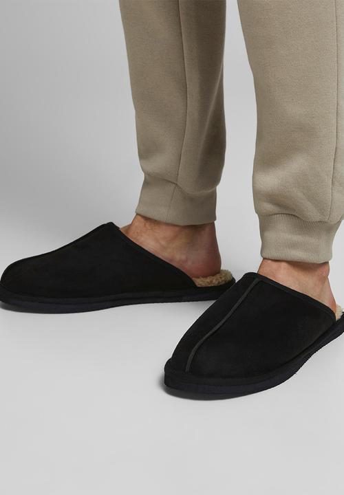 Jack & Jones - Dudley microfiber slipper - black