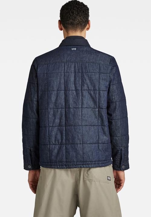 G-STAR - Unisex Postino quilted overshirt - rinsed