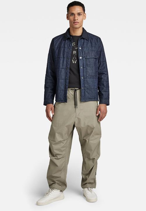 G-STAR - Unisex Postino quilted overshirt - rinsed