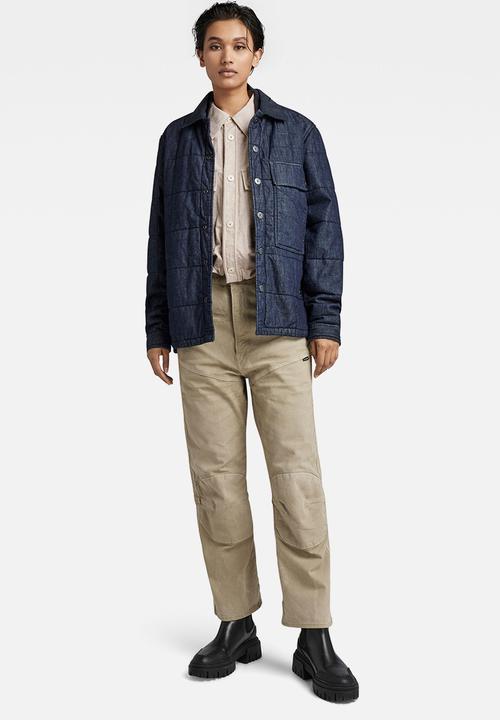 G-STAR - Unisex Postino quilted overshirt - rinsed