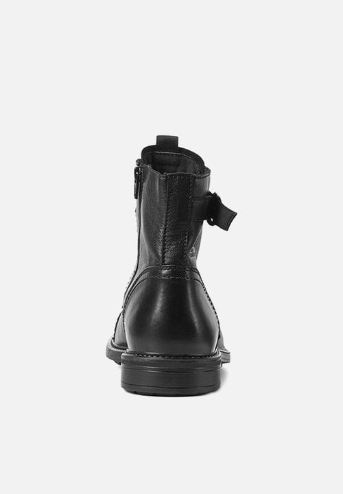 Jack & Jones - Shelby leather boot- anthracite