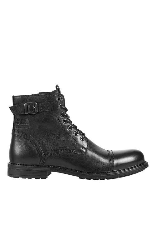 Jack & Jones - Shelby leather boot- anthracite