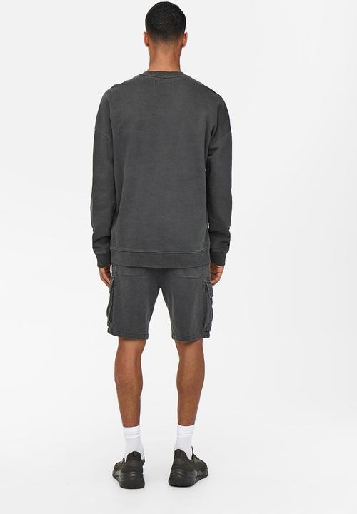 Only & Sons - Bruce loose fit sweater - black