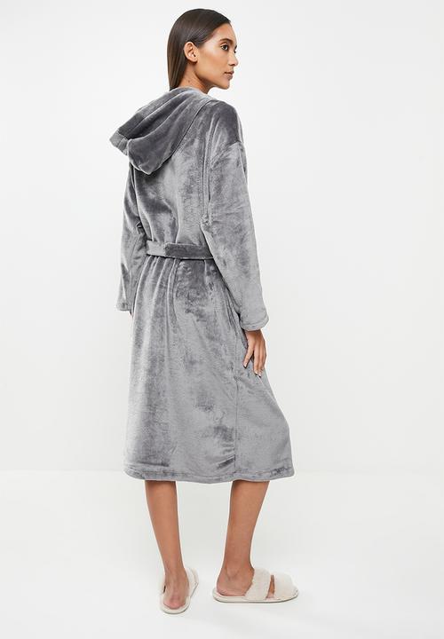 Superbalist - Cosy robe - light grey