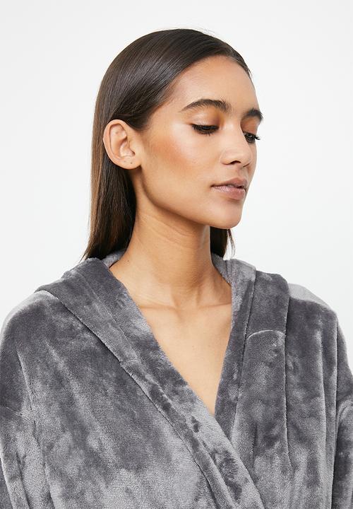 Superbalist - Cosy robe - light grey