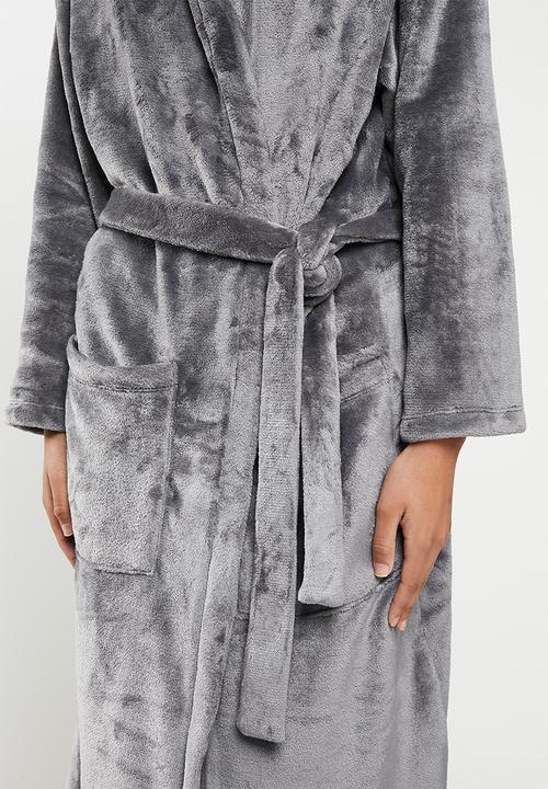 Superbalist - Cosy robe - light grey