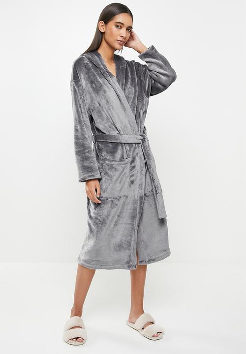 Superbalist - Cosy robe - light grey