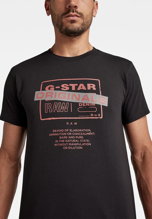 G-STAR - Originals logo r t - dark black