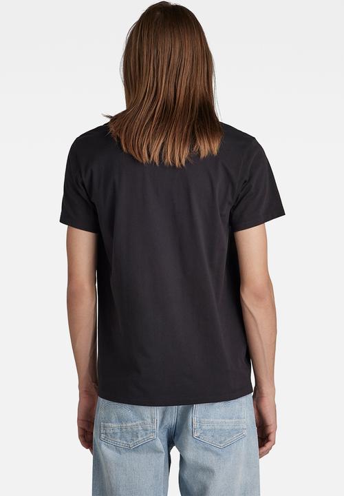 G-STAR - Side logo r t - dark black