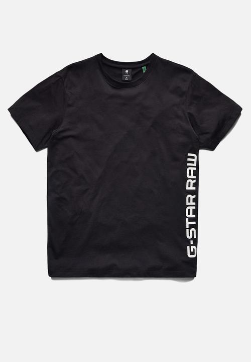 G-STAR - Side logo r t - dark black