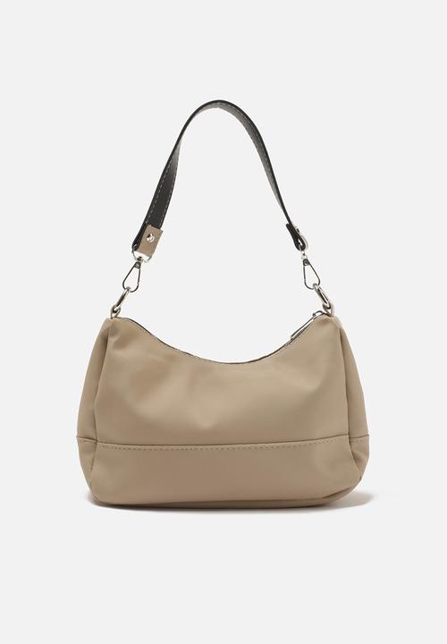 Trendyol - Minimal nylon feel shoulder bag - beige