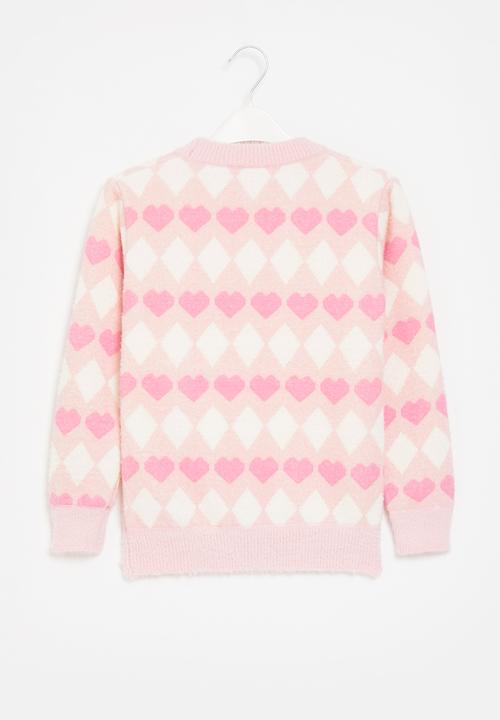 Rebel Republic - Girls diamond jersey - pink