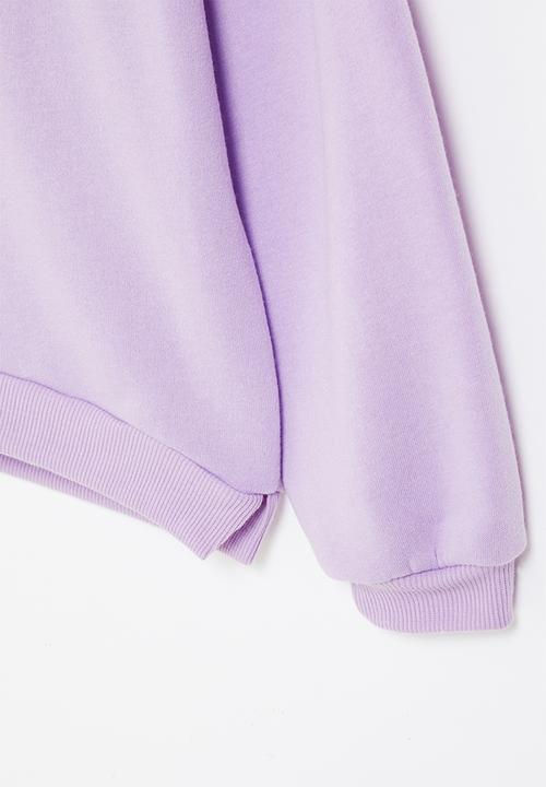 Rebel Republic - Printed sweat top - purple rose