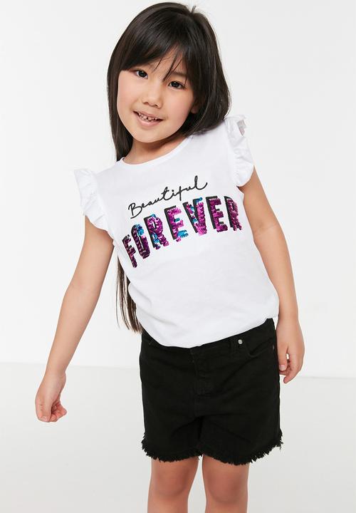 Trendyol - Beautiful forever tee - white
