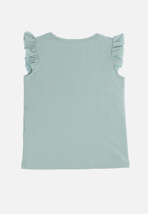 Trendyol - Beautiful forever tee - mint