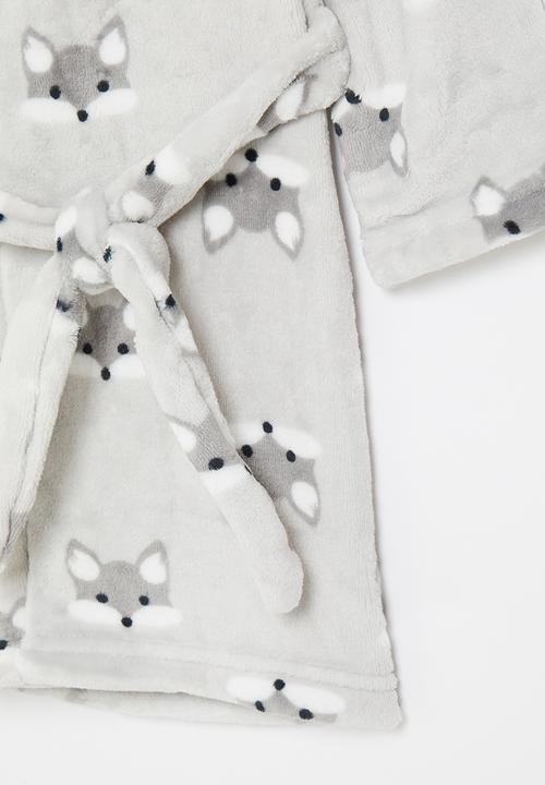 Pop Candy - Fox robe - grey