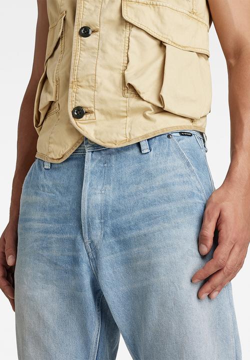 G-STAR - Grip 3d relaxed tapered - vintage electric blue