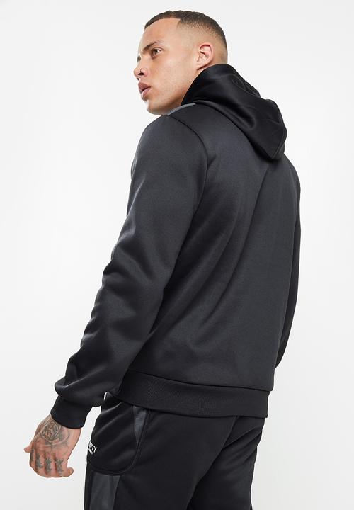 Cutty - Tucker regular fit hooded sweater - black & grey