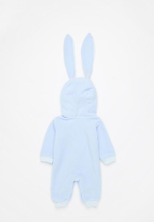 Little Lumps - Polar bunny babygro - blue