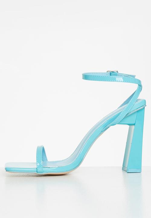 Public Desire - Charlotte square toe heel - blue 