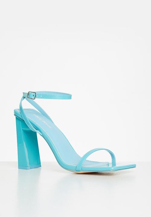 Public Desire - Charlotte square toe heel - blue 