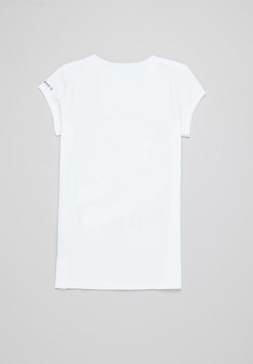 Converse - Cnvg block party sneaker tee - white