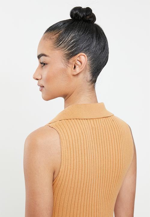 Glamorous - Petite ladies dress - tan