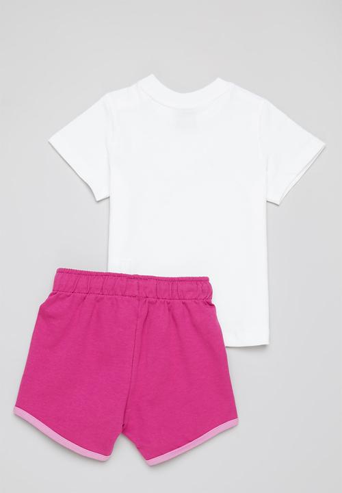 PUMA - Minicats alpha short set - puma white