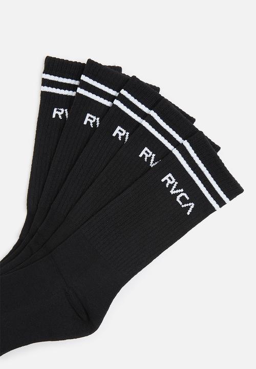 RVCA - Union sock 5 pack - black