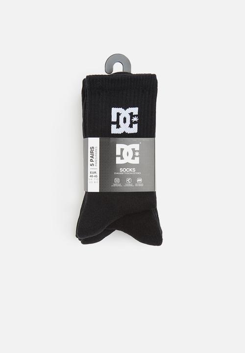 DC - DC crew socks 5 pack - black